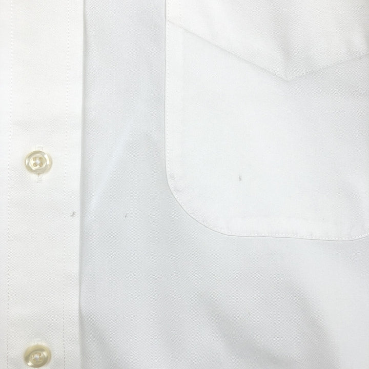 Brooks Brothers Est. 1818 Classic Long Sleeve Button-Down Shirt, Men's Size Medium cotton white type Vintage Second Hand