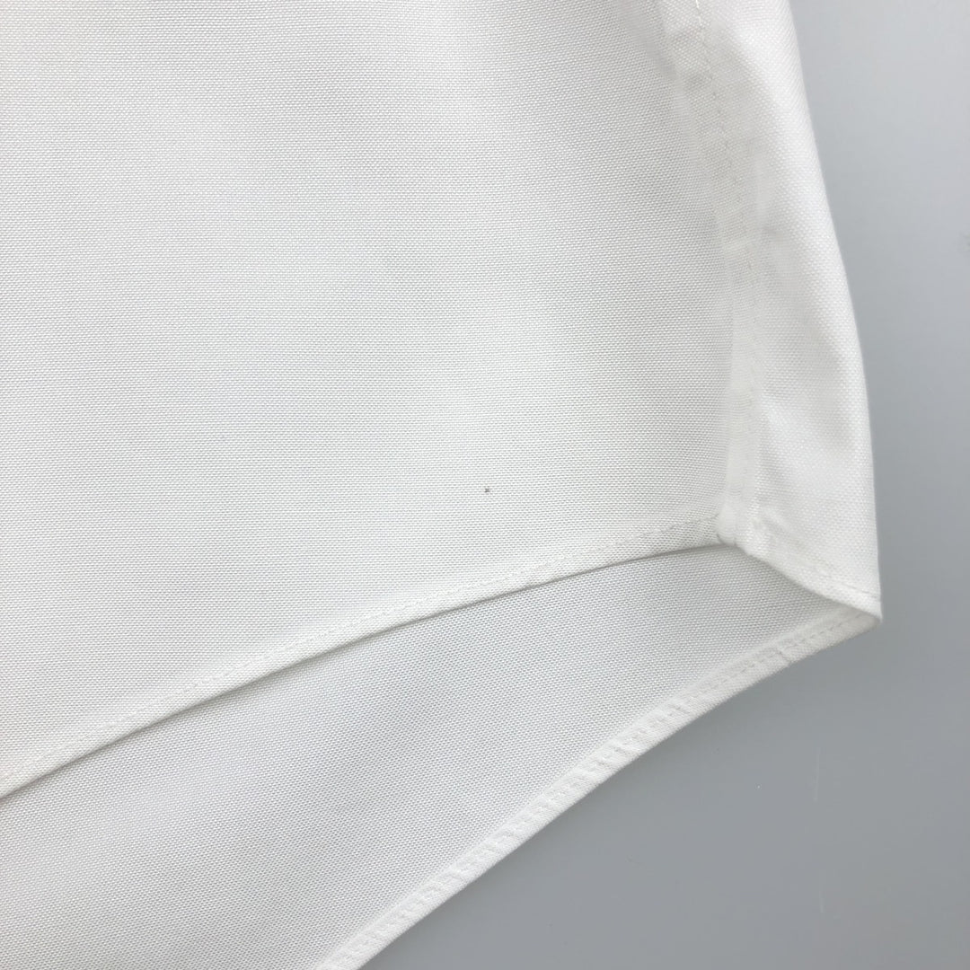 Brooks Brothers Est. 1818 Classic Long Sleeve Button-Down Shirt, Men's Size Medium cotton white type Vintage Second Hand