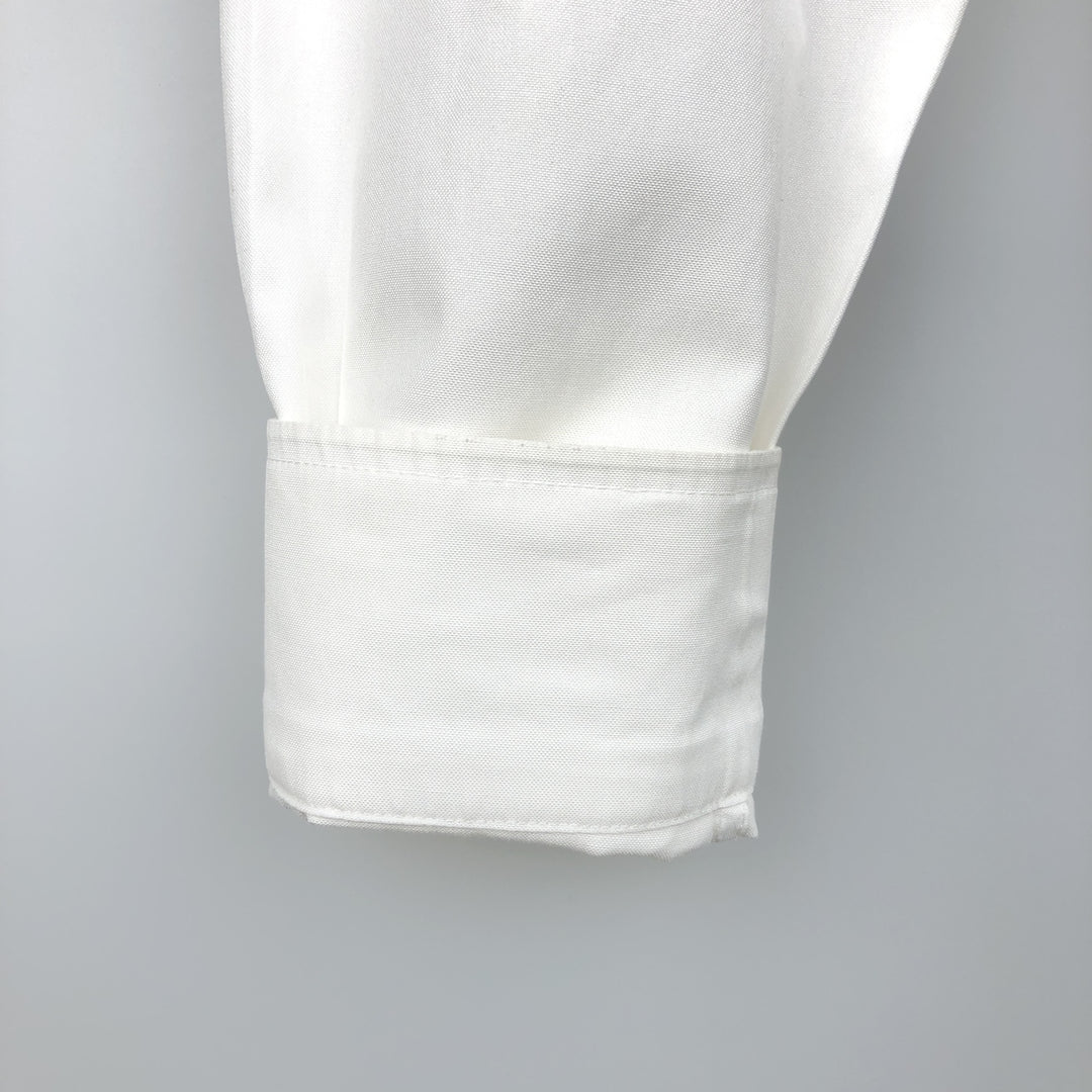 Brooks Brothers Est. 1818 Classic Long Sleeve Button-Down Shirt, Men's Size Medium cotton white type Vintage Second Hand