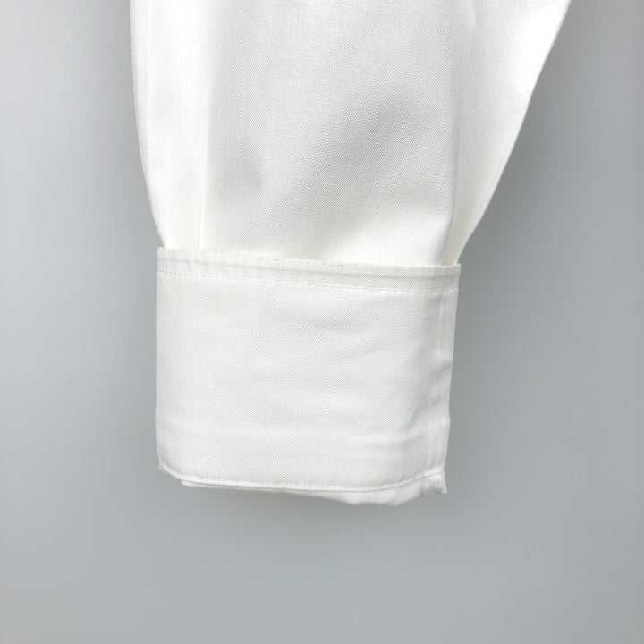 Brooks Brothers Est. 1818 Classic Long Sleeve Button-Down Shirt, Men's Size Medium cotton white type Vintage Second Hand