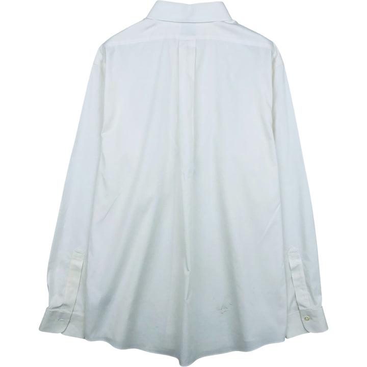 Brooks Brothers Est.1818 REGENT Long Sleeve Cotton Shirt, Men's Size L cotton white type Vintage Second Hand