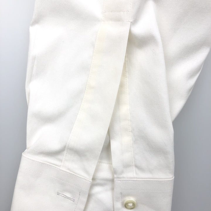 Brooks Brothers Est.1818 REGENT Long Sleeve Cotton Shirt, Men's Size L cotton white type Vintage Second Hand