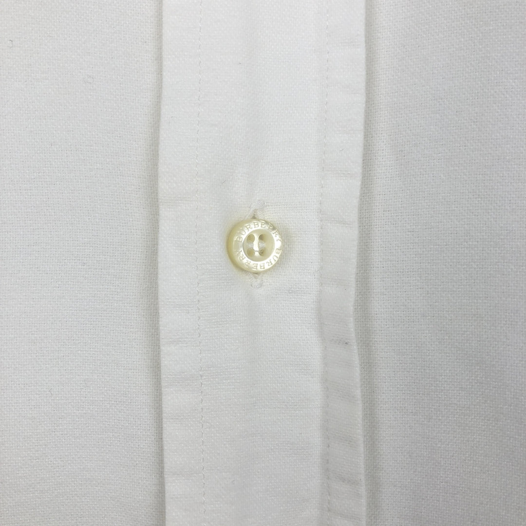Burberry's London Classic Fit long-sleeved button-down shirt, men's size L unclear white type Vintage Second Hand