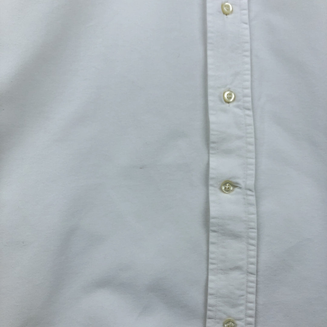 Burberry's London Classic Fit long-sleeved button-down shirt, men's size L unclear white type Vintage Second Hand