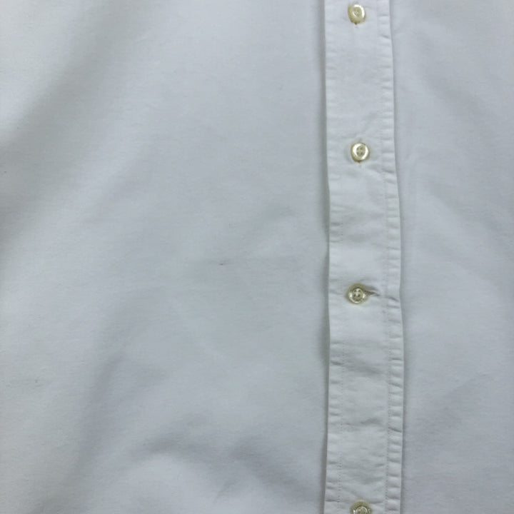 Burberry's London Classic Fit long-sleeved button-down shirt, men's size L unclear white type Vintage Second Hand