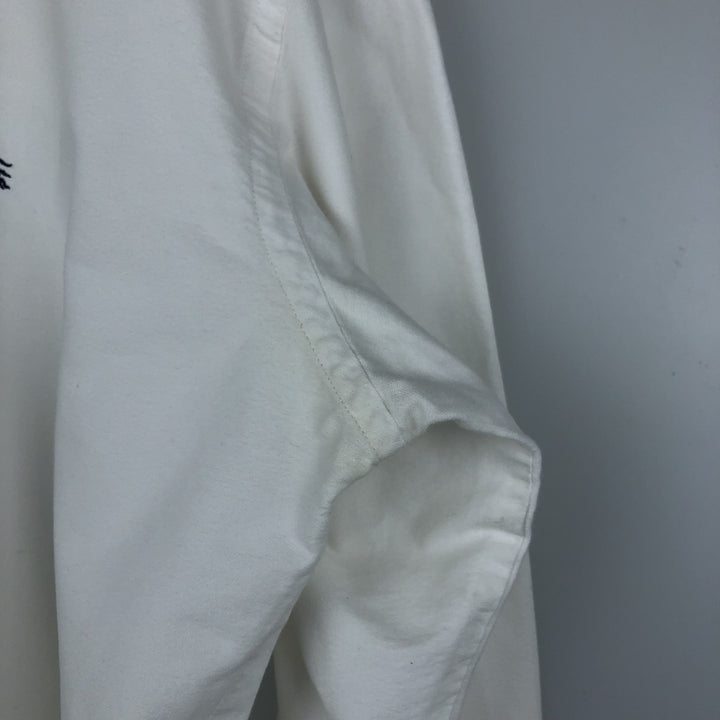 Burberry's London Classic Fit long-sleeved button-down shirt, men's size L unclear white type Vintage Second Hand