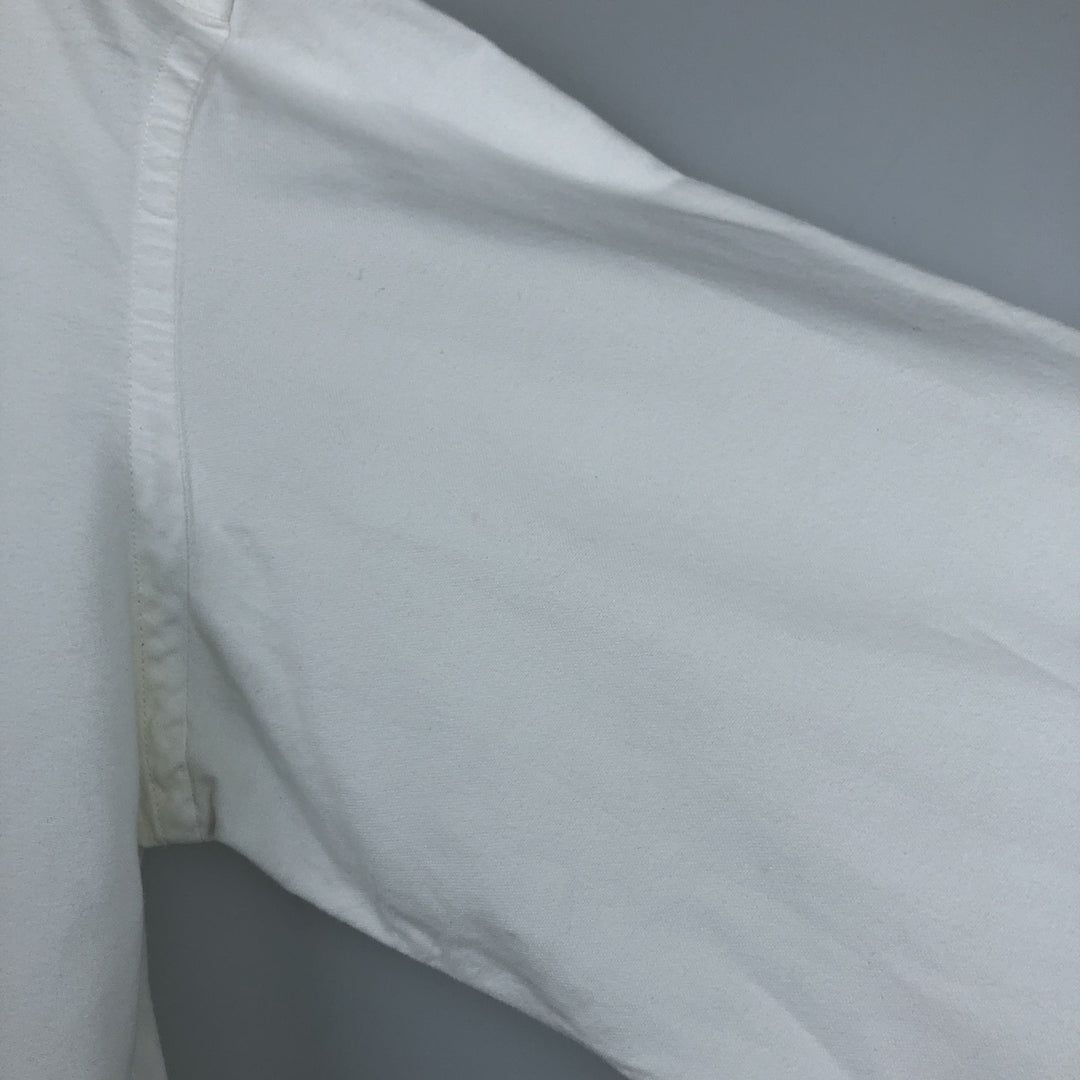 Burberry's London Classic Fit long-sleeved button-down shirt, men's size L unclear white type Vintage Second Hand