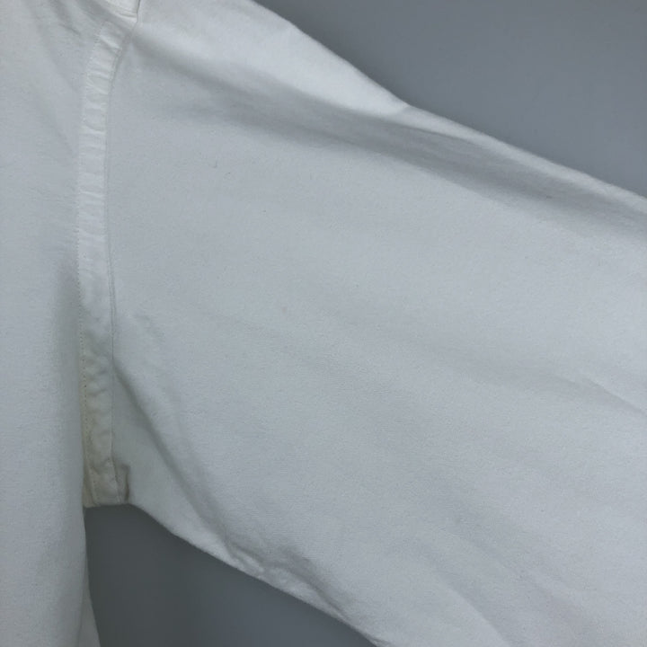 Burberry's London Classic Fit long-sleeved button-down shirt, men's size L unclear white type Vintage Second Hand