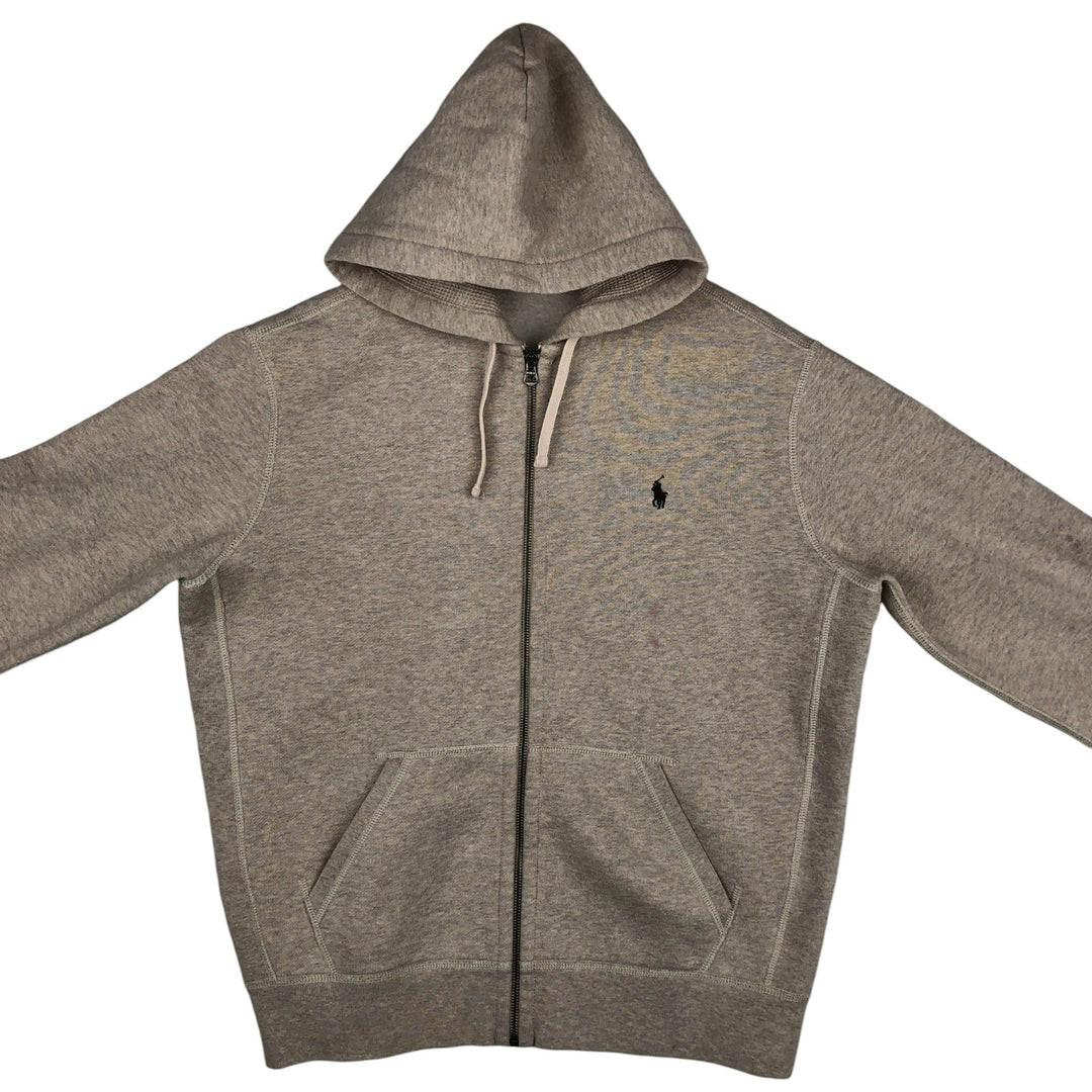 Ralph Lauren POLO RALPH LAUREN Sweat Full Zip Hoodie Men's L size cotton unbleached Vintage Second Hand