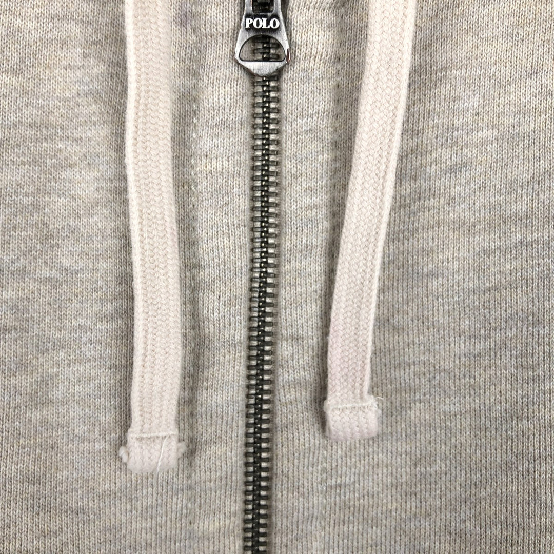 Ralph Lauren POLO RALPH LAUREN Sweat Full Zip Hoodie Men's L size cotton unbleached Vintage Second Hand