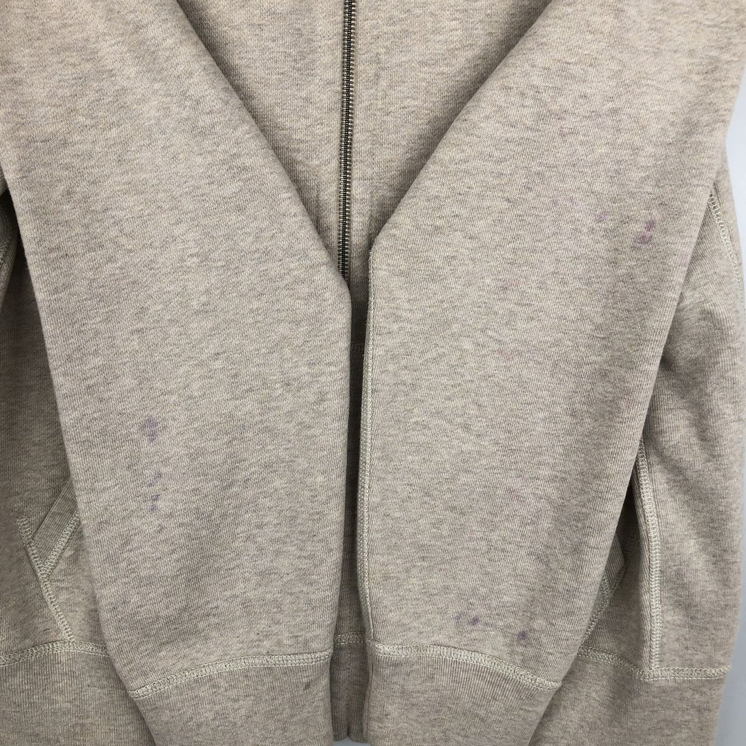 Ralph Lauren POLO RALPH LAUREN Sweat Full Zip Hoodie Men's L size cotton unbleached Vintage Second Hand