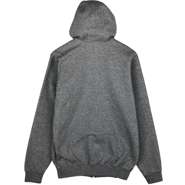 Carhartt Loose Fit Full-Zip Hoodie, Men's Size Small cotton gray type Vintage Second Hand