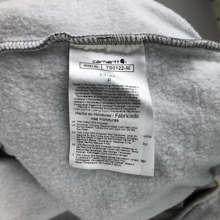 Carhartt Loose Fit Full-Zip Hoodie, Men's Size Small cotton gray type Vintage Second Hand