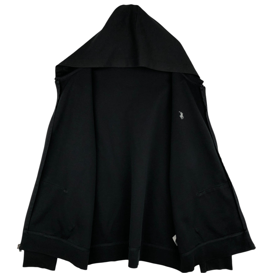 Ralph Lauren POLO RALPH LAUREN Sweat Full Zip Hoodie Men's XXL cotton black type Vintage Second Hand