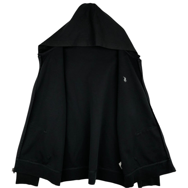 Ralph Lauren POLO RALPH LAUREN Sweat Full Zip Hoodie Men's XXL cotton black type Vintage Second Hand