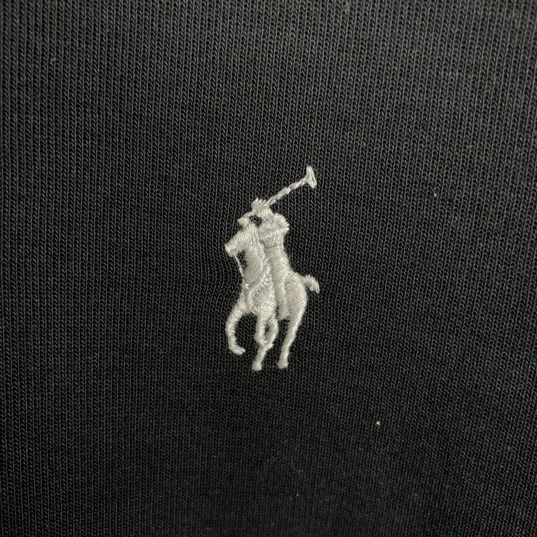 Ralph Lauren POLO RALPH LAUREN Sweat Full Zip Hoodie Men's XXL cotton black type Vintage Second Hand