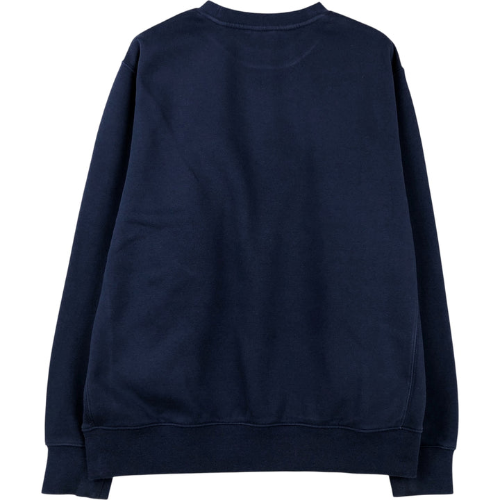 Nike One Point Logo Sweatshirt, Trainer, Men's Size L cotton navy blue type Vintage Second Hand