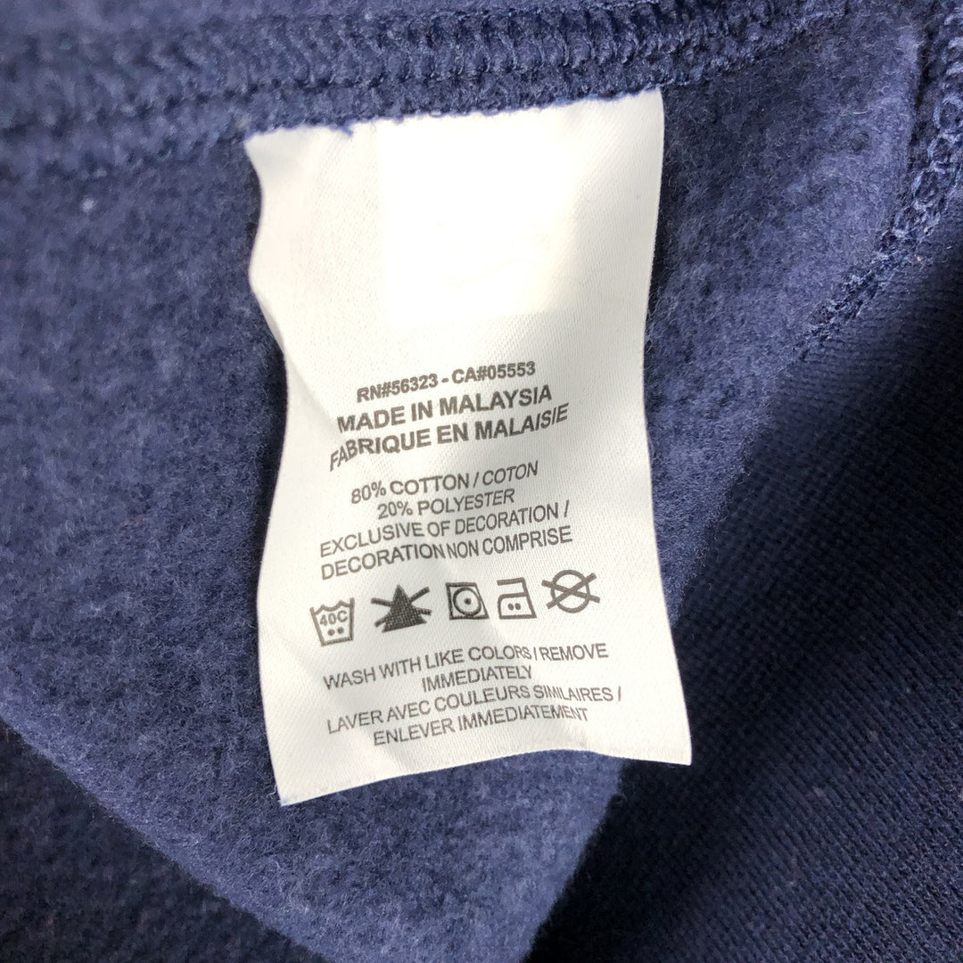 Nike One Point Logo Sweatshirt, Trainer, Men's Size L cotton navy blue type Vintage Second Hand