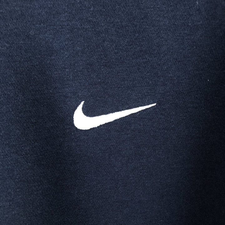 Nike One Point Logo Sweatshirt, Trainer, Men's Size L cotton navy blue type Vintage Second Hand