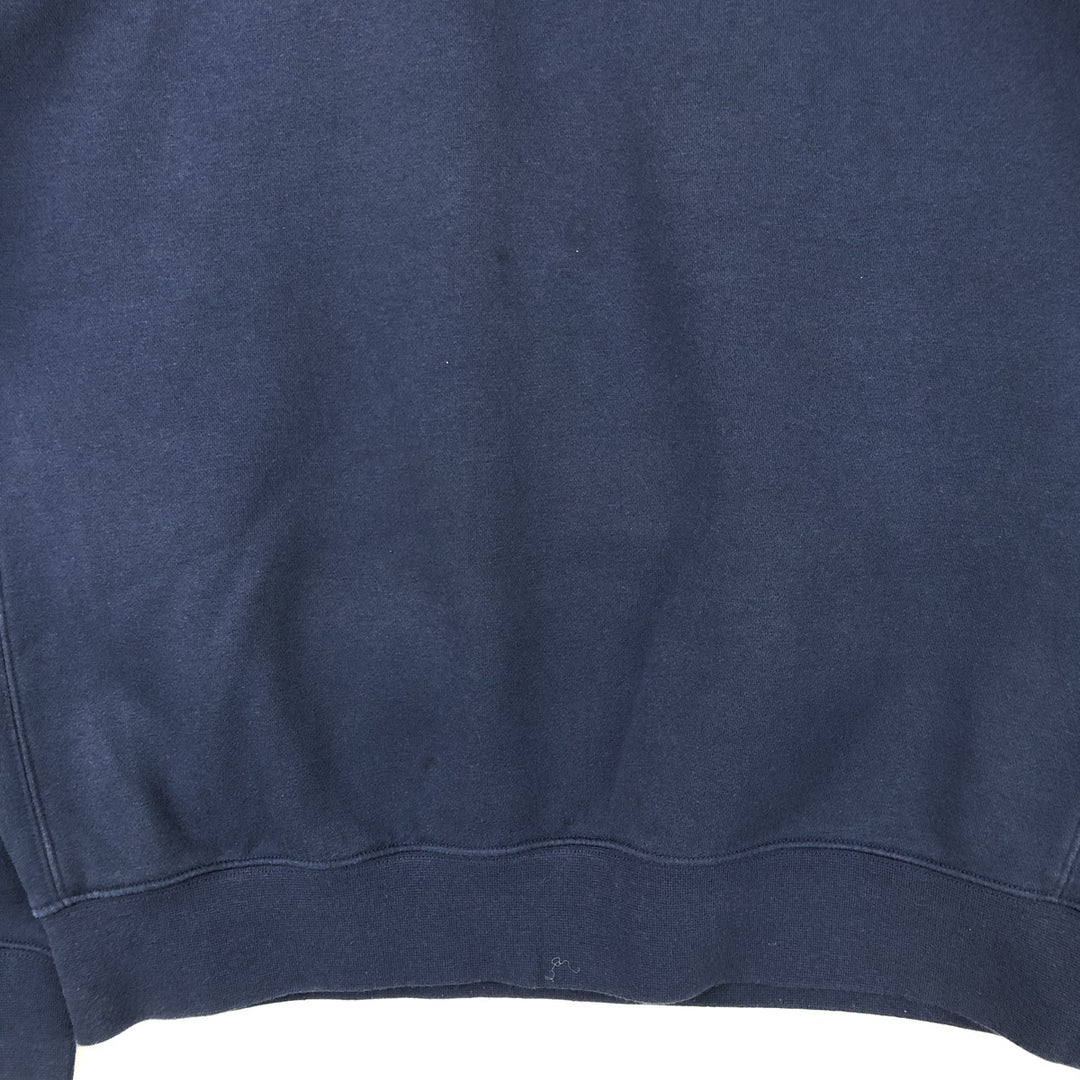 Nike One Point Logo Sweatshirt, Trainer, Men's Size L cotton navy blue type Vintage Second Hand