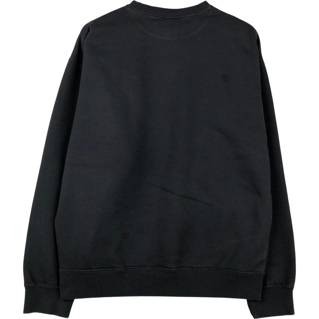 Nike One Point Logo Sweatshirt, Trainer, Men's M Size cotton black type Vintage Second Hand