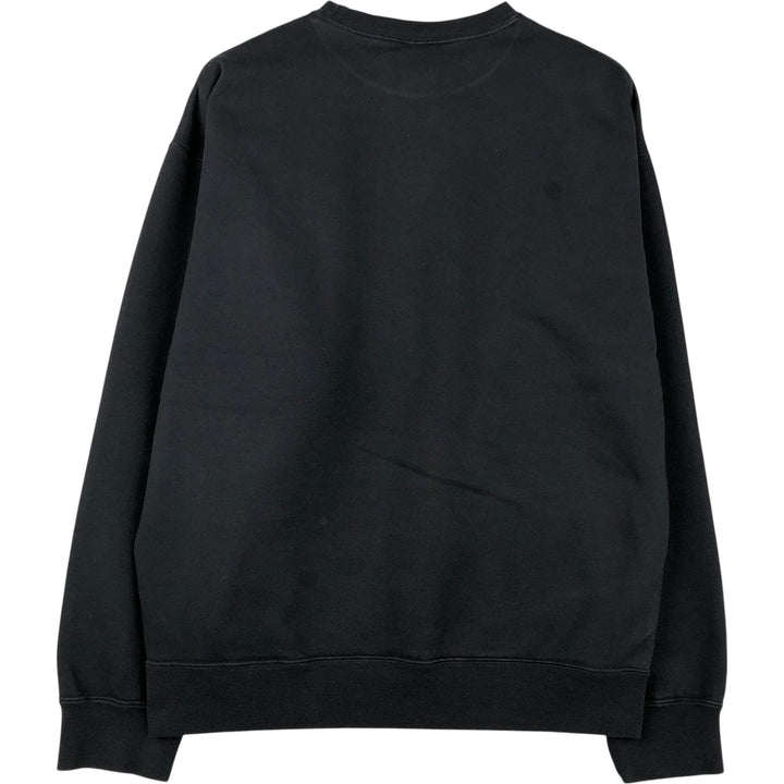 Nike One Point Logo Sweatshirt, Trainer, Men's M Size cotton black type Vintage Second Hand