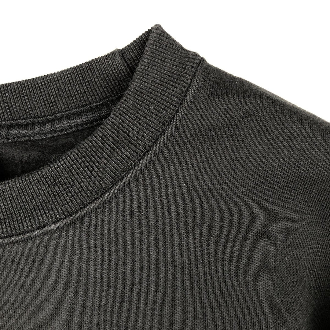 Nike One Point Logo Sweatshirt, Trainer, Men's M Size cotton black type Vintage Second Hand