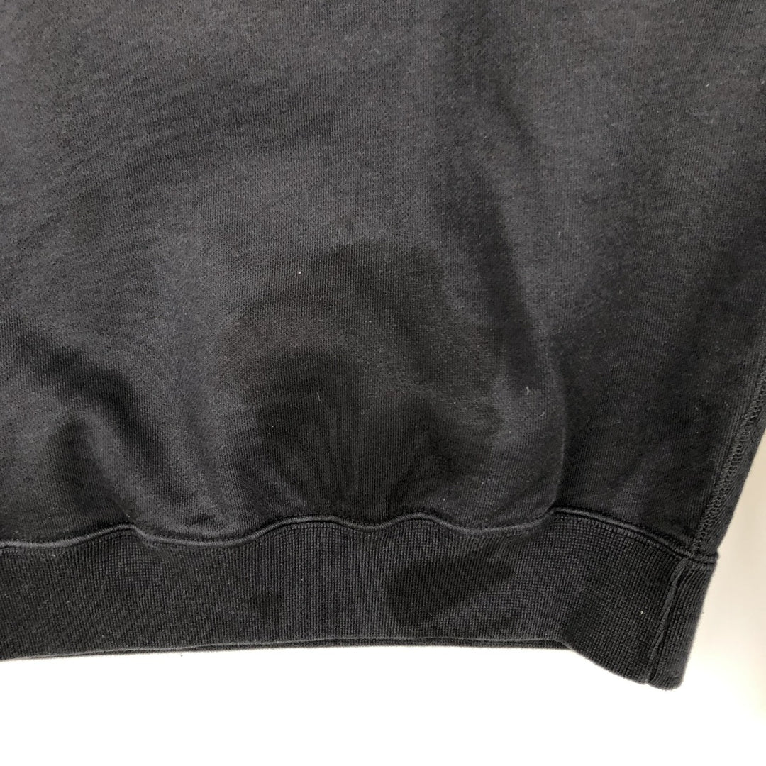 Nike One Point Logo Sweatshirt, Trainer, Men's M Size cotton black type Vintage Second Hand