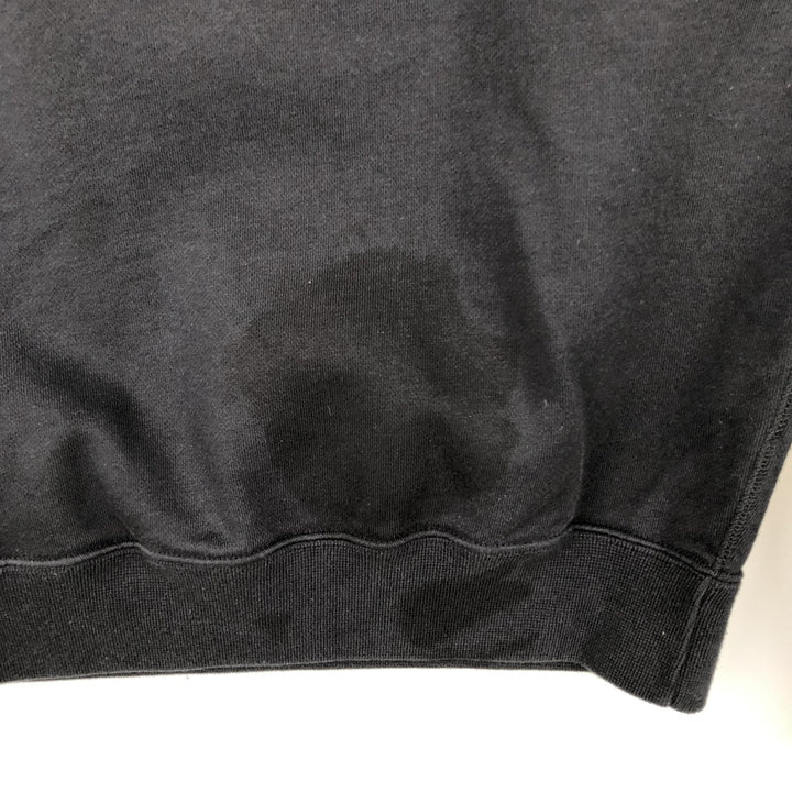 Nike One Point Logo Sweatshirt, Trainer, Men's M Size cotton black type Vintage Second Hand