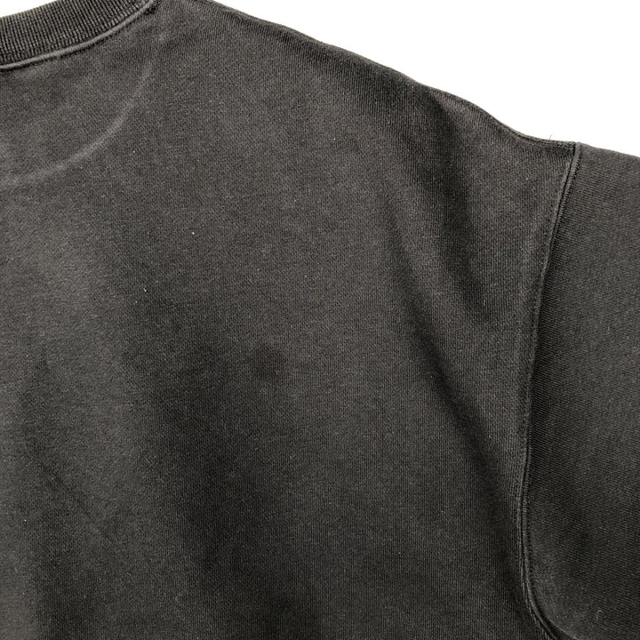 Nike One Point Logo Sweatshirt, Trainer, Men's M Size cotton black type Vintage Second Hand