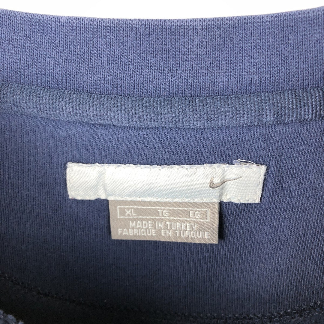 00'S Nike One Point Logo Sweatshirt Trainer Men's XL cotton navy blue type Vintage Second Hand