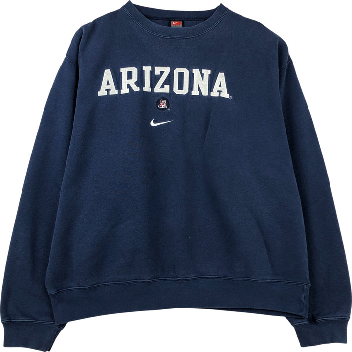 2000'S Nike Team College Sweatshirt, Men's Size XL cotton navy blue type Vintage Second Hand