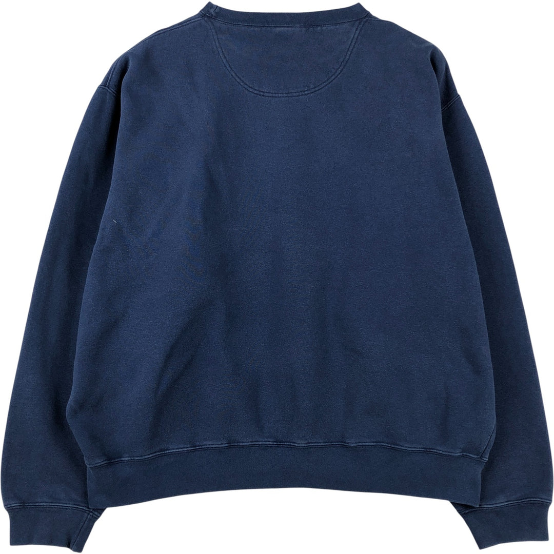 2000'S Nike Team College Sweatshirt, Men's Size XL cotton navy blue type Vintage Second Hand