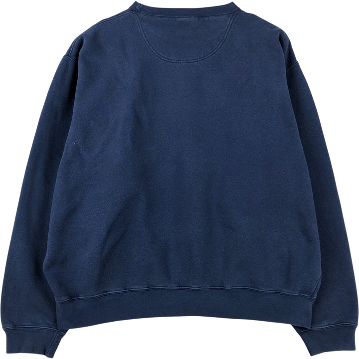 2000'S Nike Team College Sweatshirt, Men's Size XL cotton navy blue type Vintage Second Hand