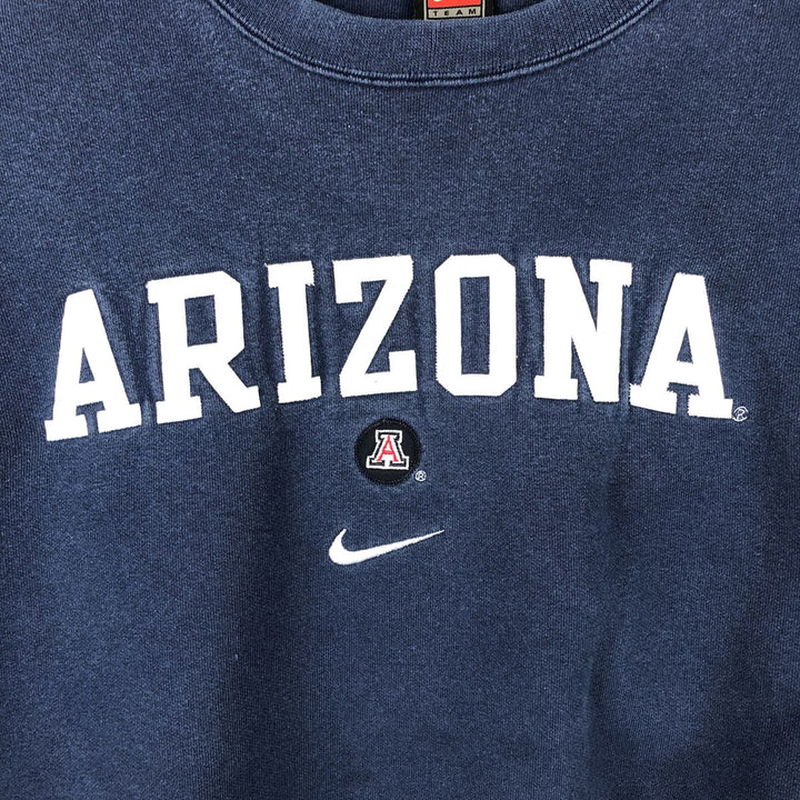 2000'S Nike Team College Sweatshirt, Men's Size XL cotton navy blue type Vintage Second Hand