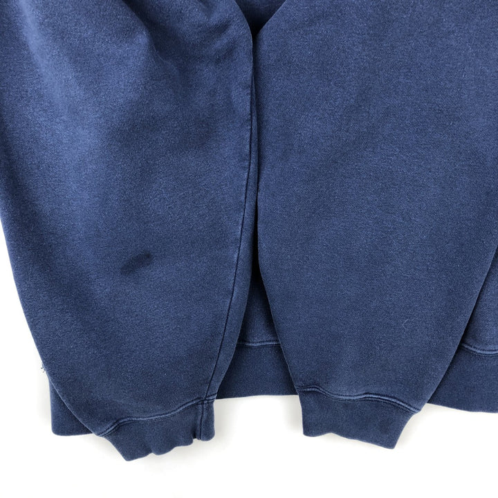 2000'S Nike Team College Sweatshirt, Men's Size XL cotton navy blue type Vintage Second Hand