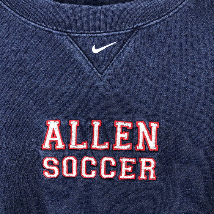 2000'S Nike Team Sweatshirt, Men's Size Small cotton navy blue type Vintage Second Hand