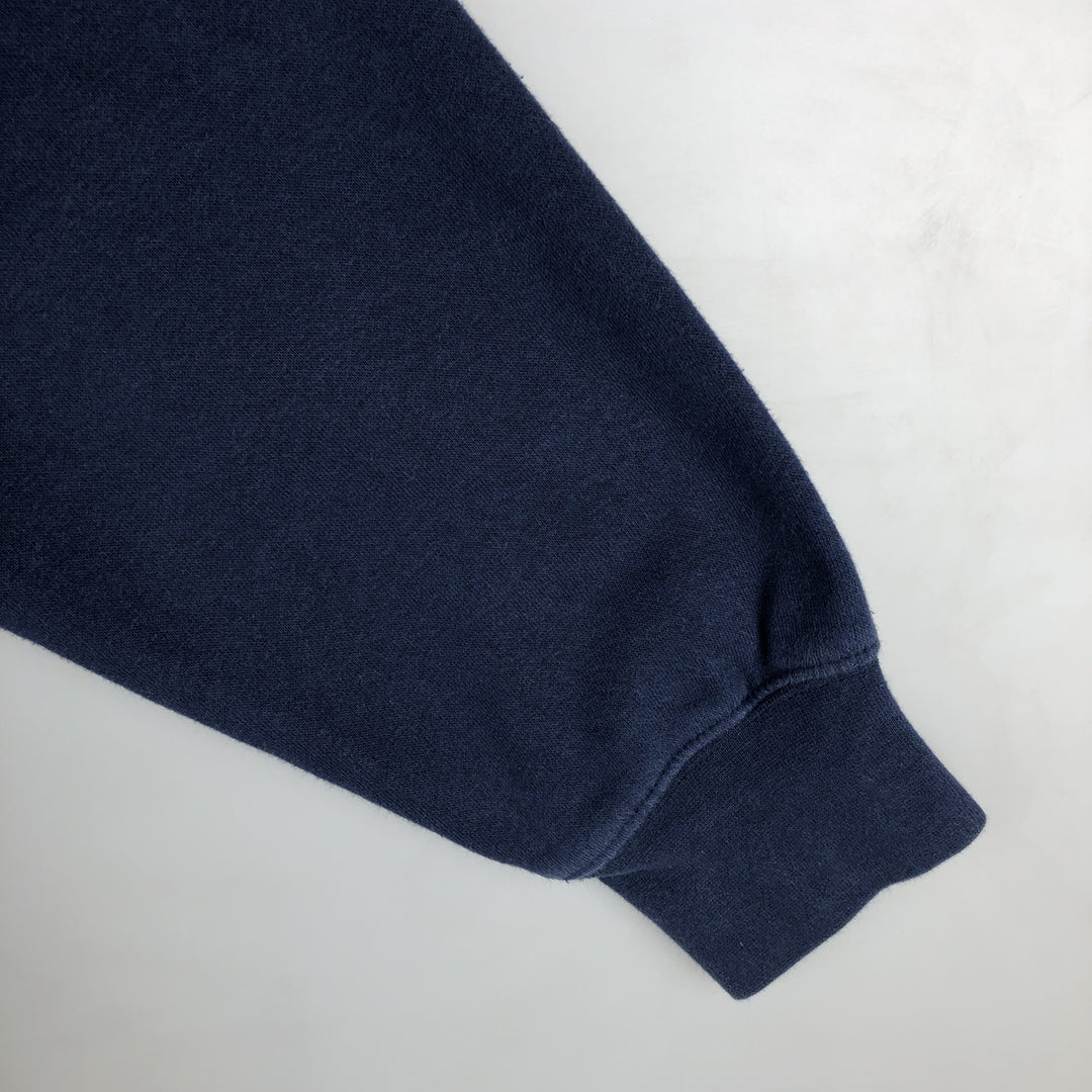 00'S Nike NIKE TEAM College Sweatshirt Trainer Men's L size cotton navy blue type Vintage Second Hand