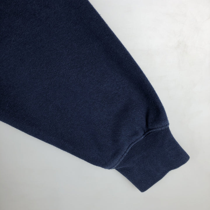 00'S Nike NIKE TEAM College Sweatshirt Trainer Men's L size cotton navy blue type Vintage Second Hand