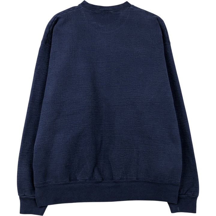 90'S Vintage Nike Sweatshirt, Made in USA, Men's XL cotton navy blue type Vintage Second Hand