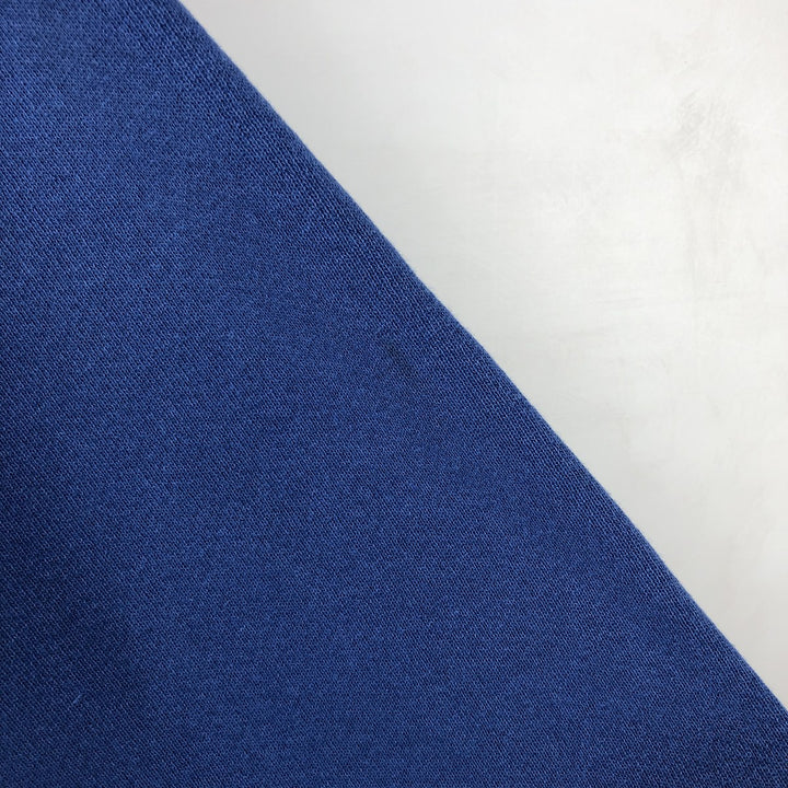 Nike logo sweatshirt, USA made, men's size L cotton blue type Vintage Second Hand