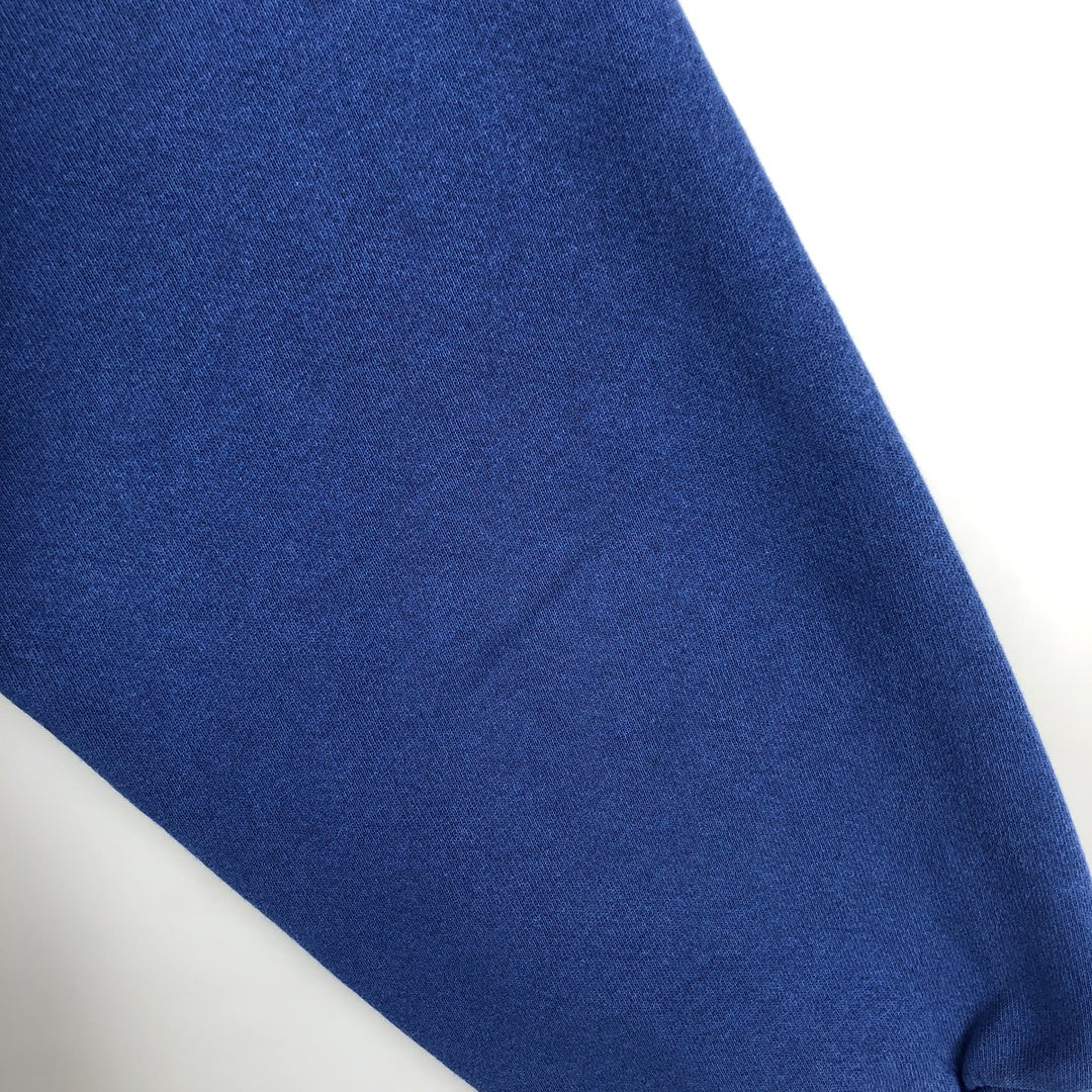 Nike logo sweatshirt, USA made, men's size L cotton blue type Vintage Second Hand