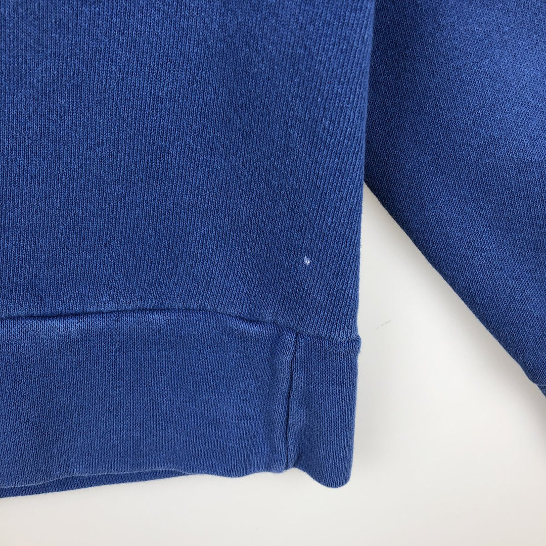 Nike logo sweatshirt, USA made, men's size L cotton blue type Vintage Second Hand