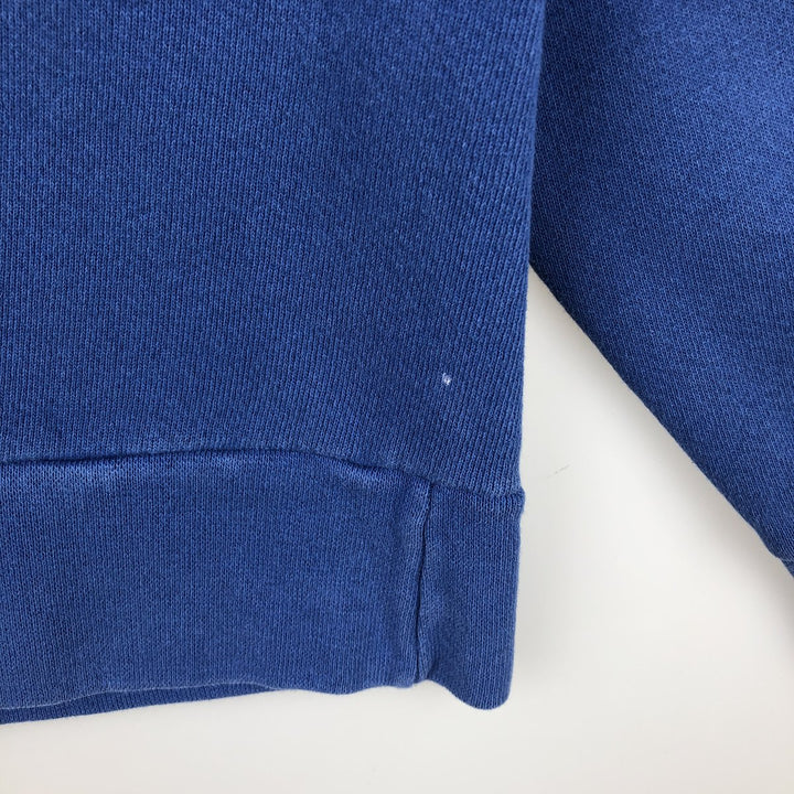 Nike logo sweatshirt, USA made, men's size L cotton blue type Vintage Second Hand