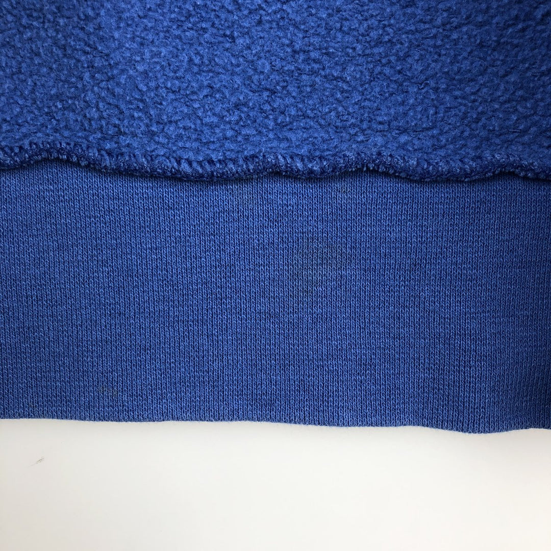 Nike logo sweatshirt, USA made, men's size L cotton blue type Vintage Second Hand