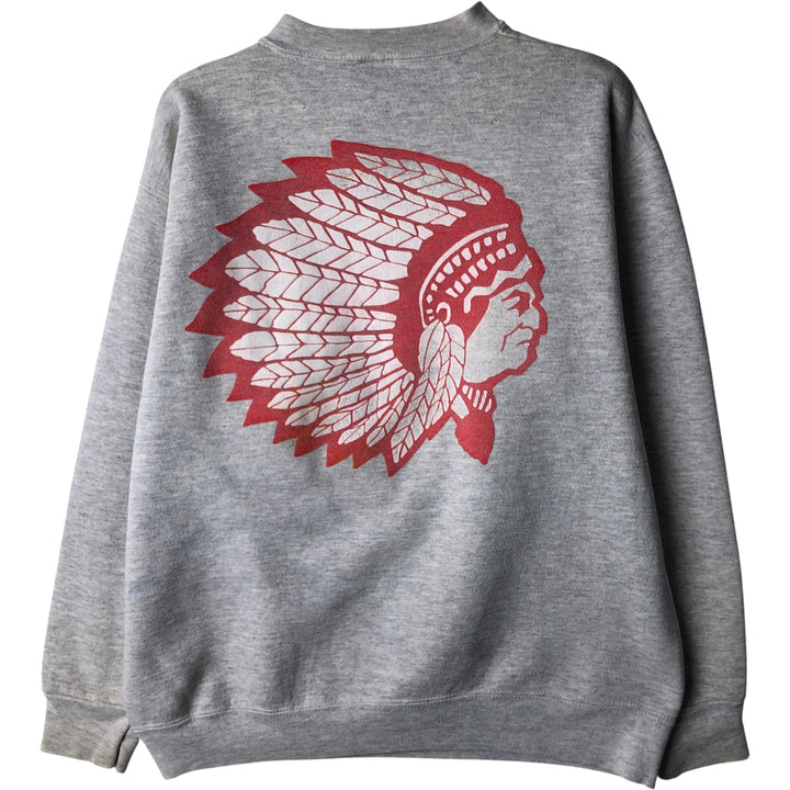 Vintage college sweatshirt, size L, men's unclear gray type Vintage Second Hand
