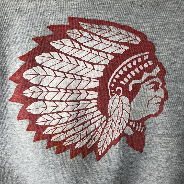 Vintage college sweatshirt, size L, men's unclear gray type Vintage Second Hand