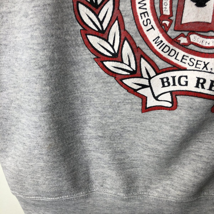 Vintage college sweatshirt, size L, men's unclear gray type Vintage Second Hand