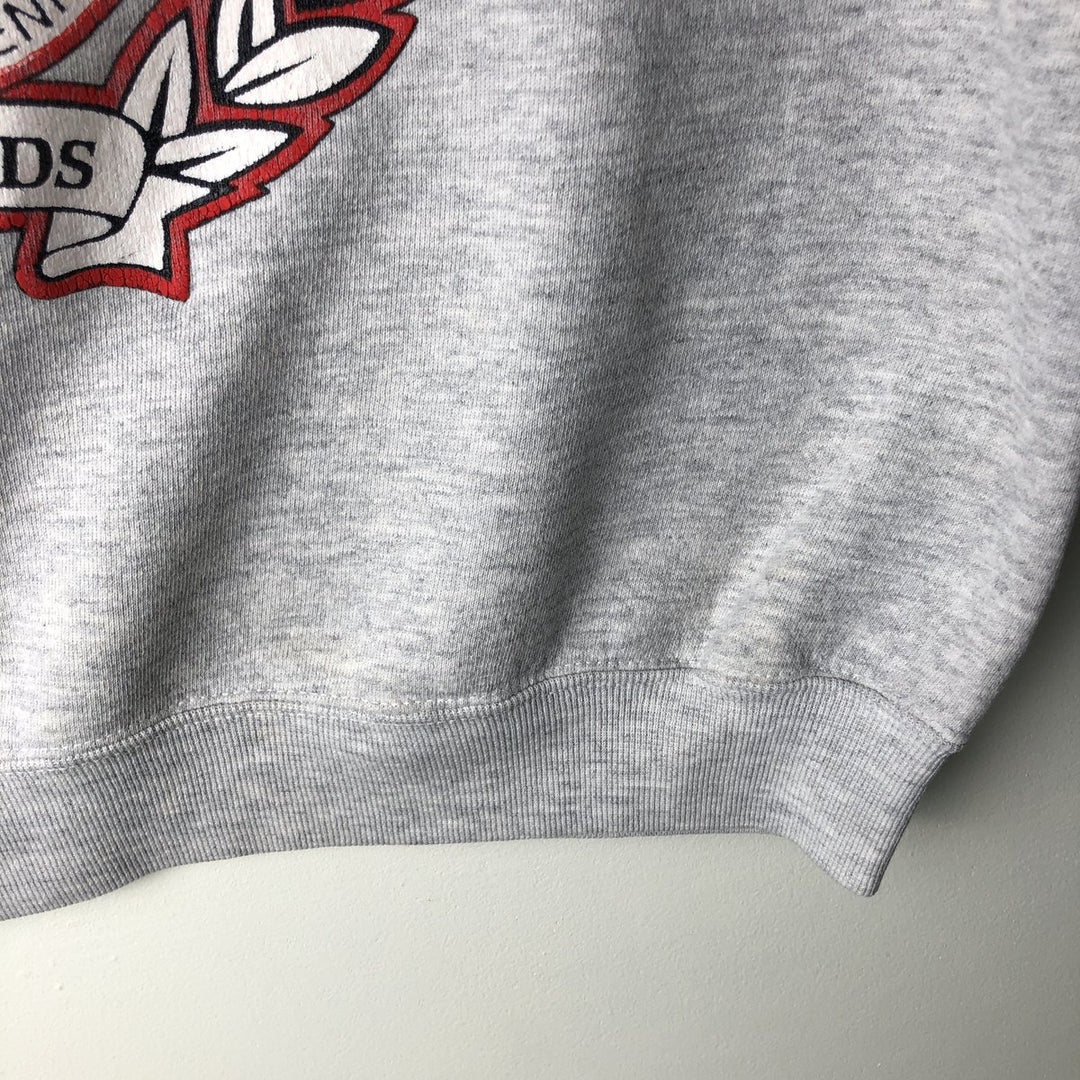 Vintage college sweatshirt, size L, men's unclear gray type Vintage Second Hand