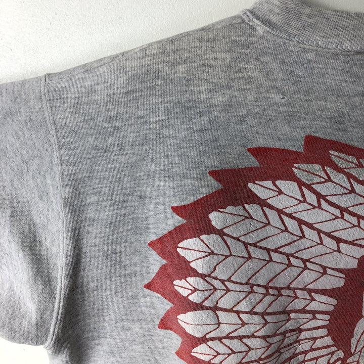 Vintage college sweatshirt, size L, men's unclear gray type Vintage Second Hand